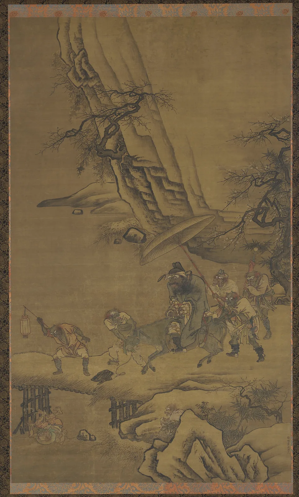 Zhong Kui and Demons Crossing a Bridge, Freer Gallery of Art / Arthur M. Sackler Gallery.