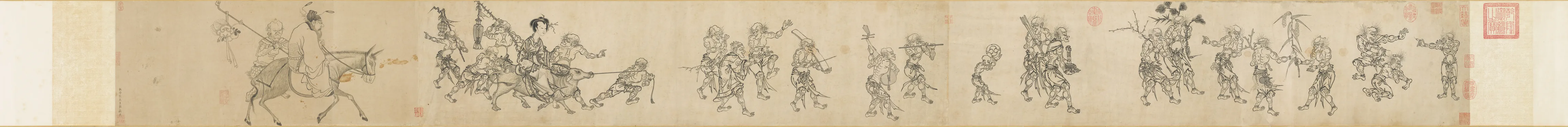 Chung K'uei Escorting His Sister's Wedding Procession, National Palace Museum, Taipei.