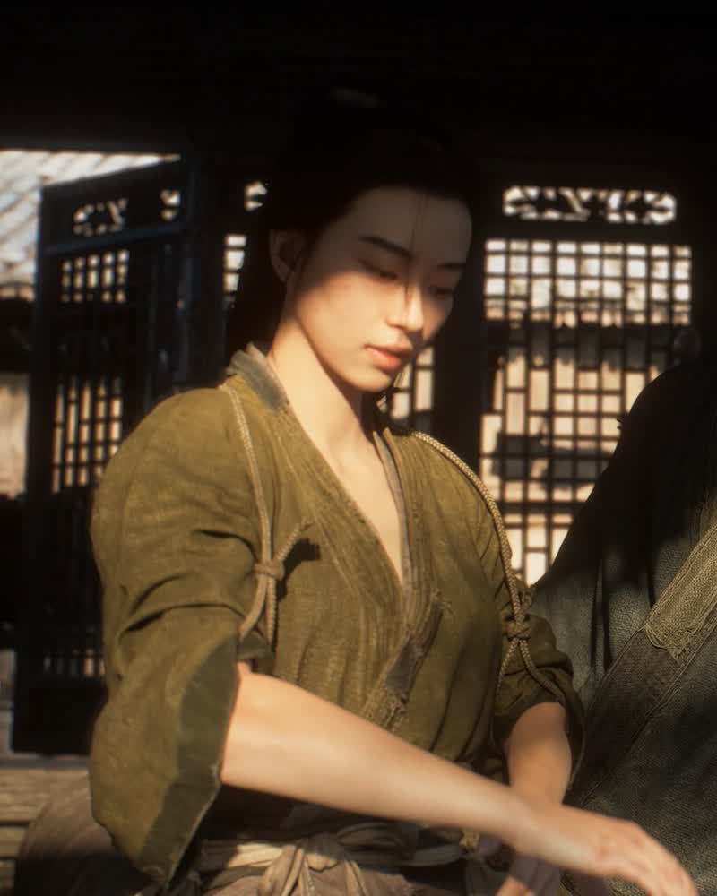 深潭朱砂神女实机截帧