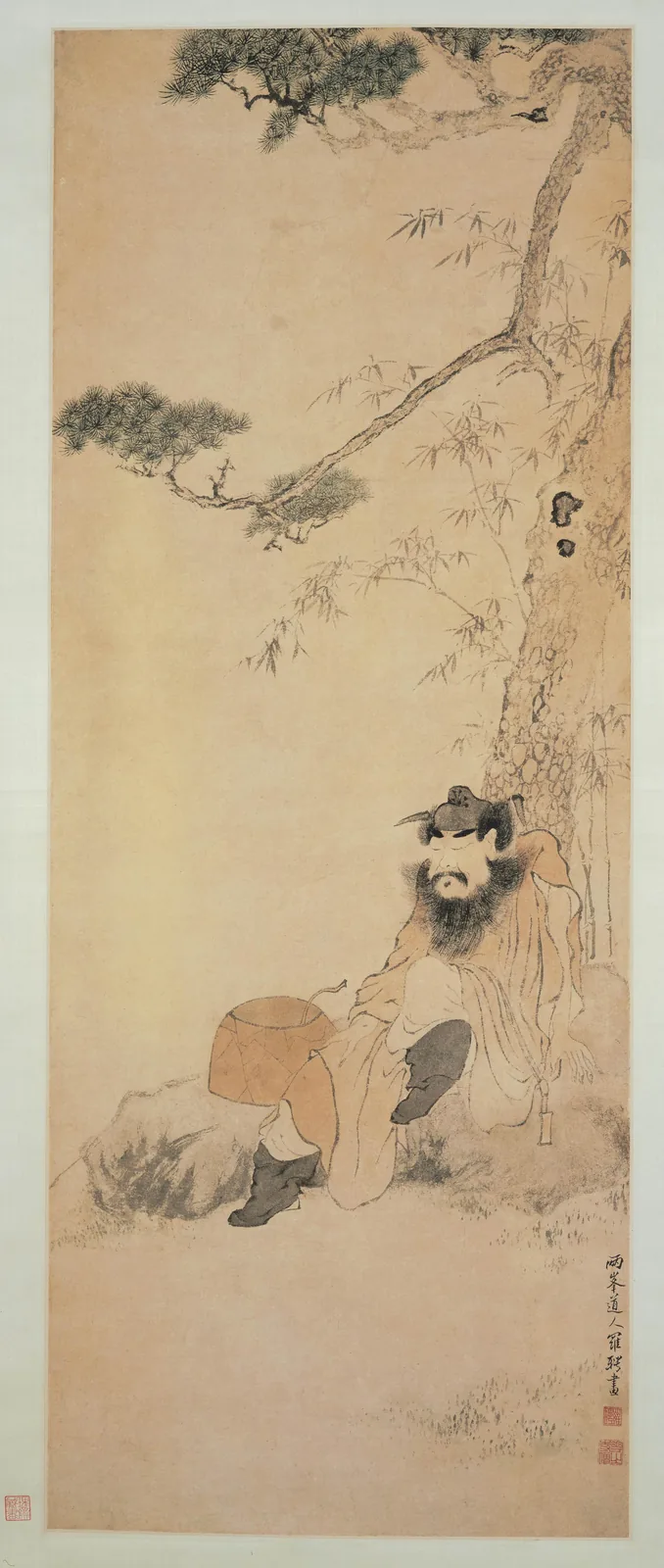Drunk Zhong Kui, Shanghai Museum.